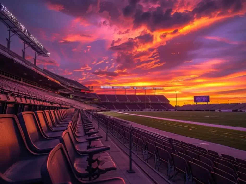 imagem de arquibancada de estádio brasileiro